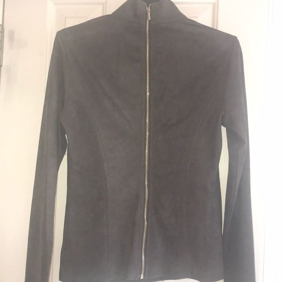 BEBE Cold Shoulder Jacket Grey Size XS - Picture 2 of 5